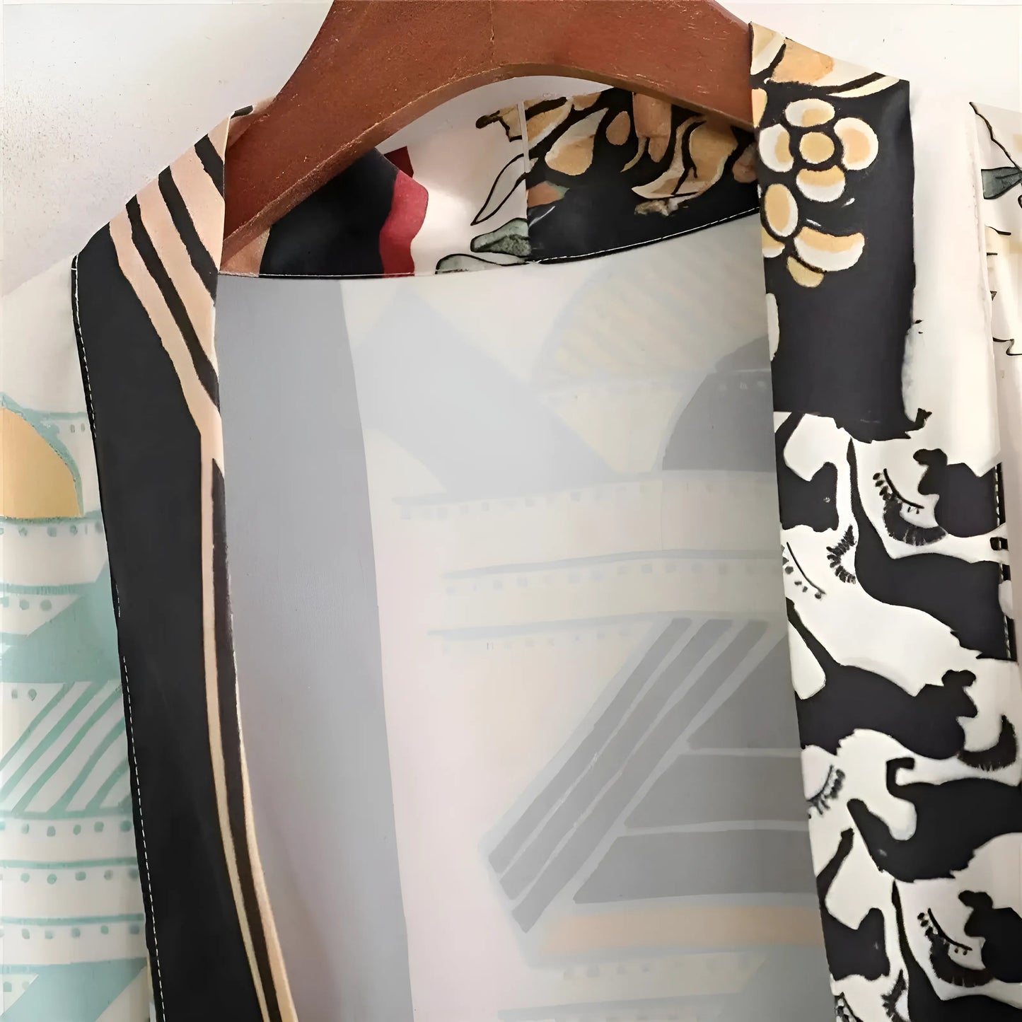 Kimono de plage coloré