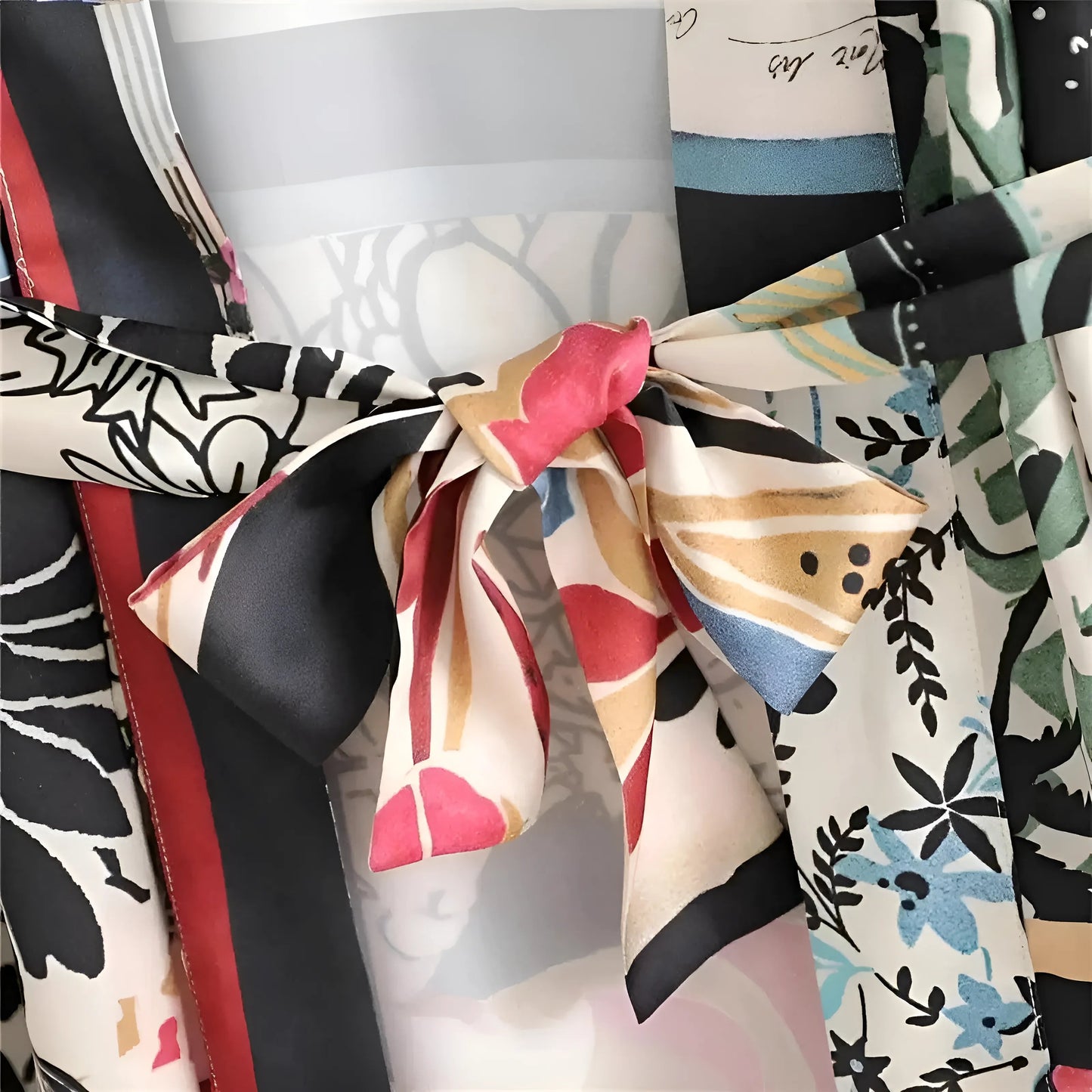 Kimono de plage coloré