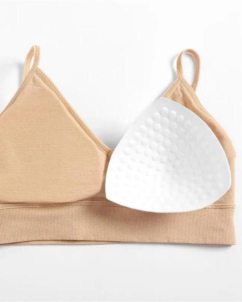 Ensemble de lingerie confortable en tissu côtelé