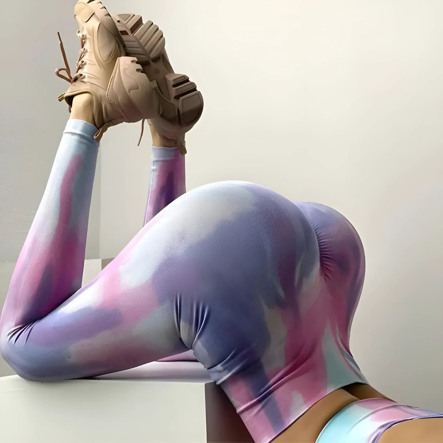 Leggings de sport tie-dye pour femmes