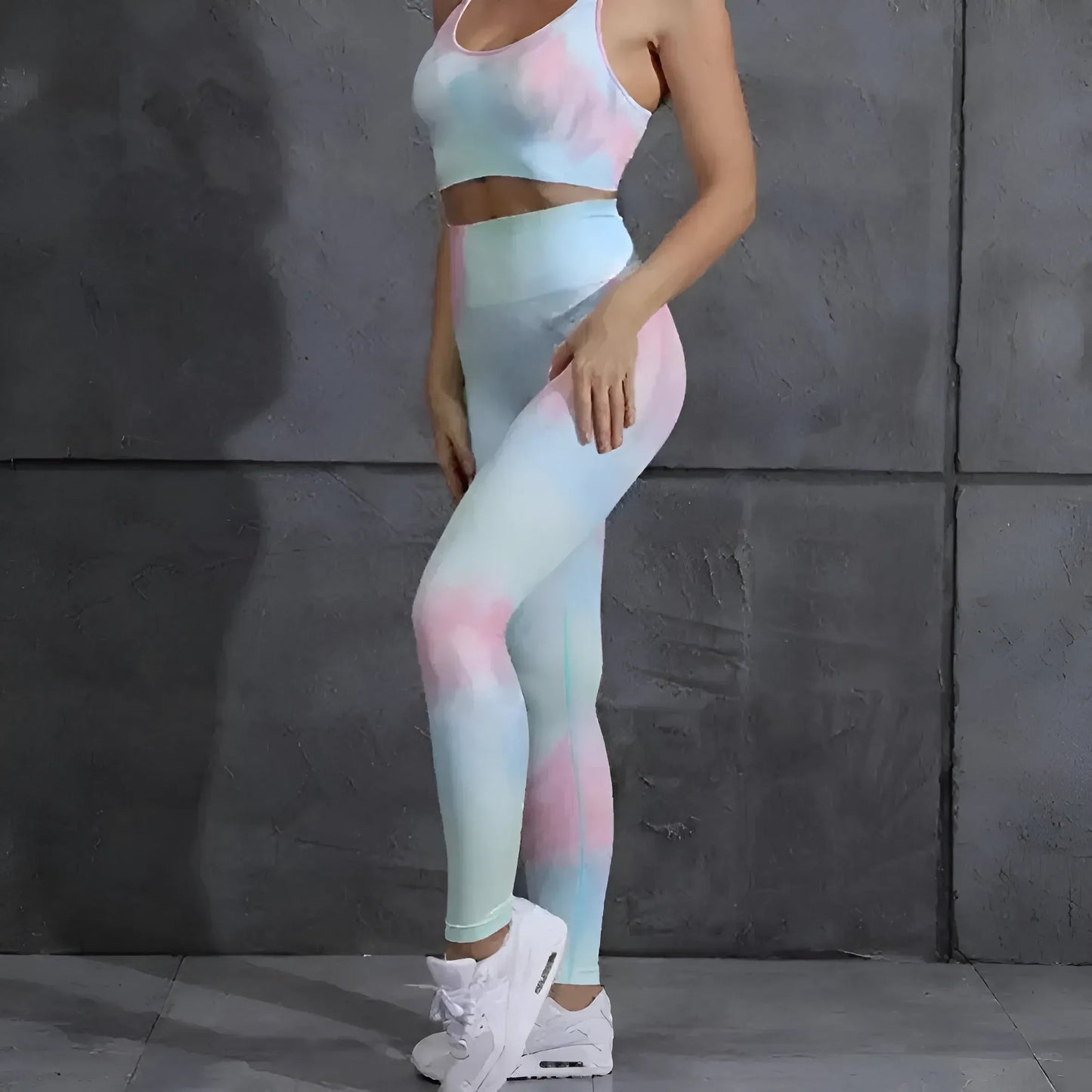 Leggings de sport tie-dye pour femmes