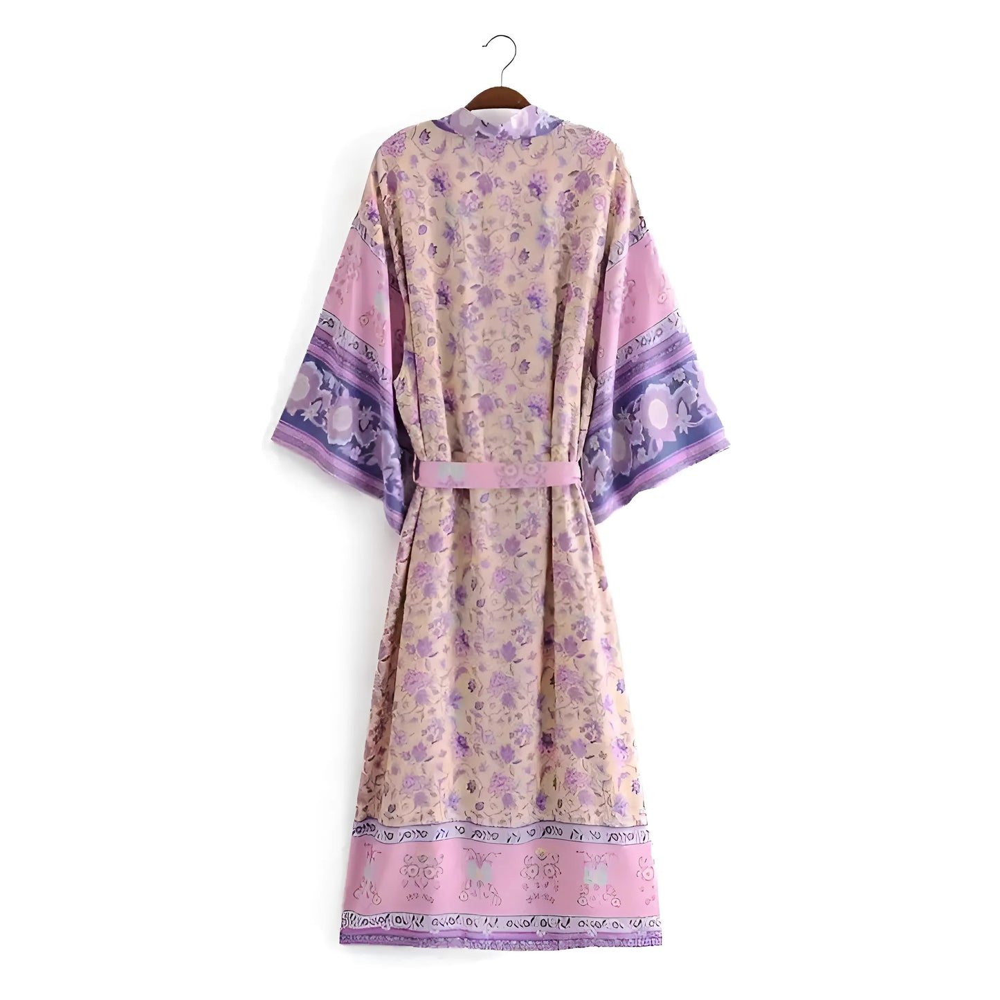 Long kimono de plage boho