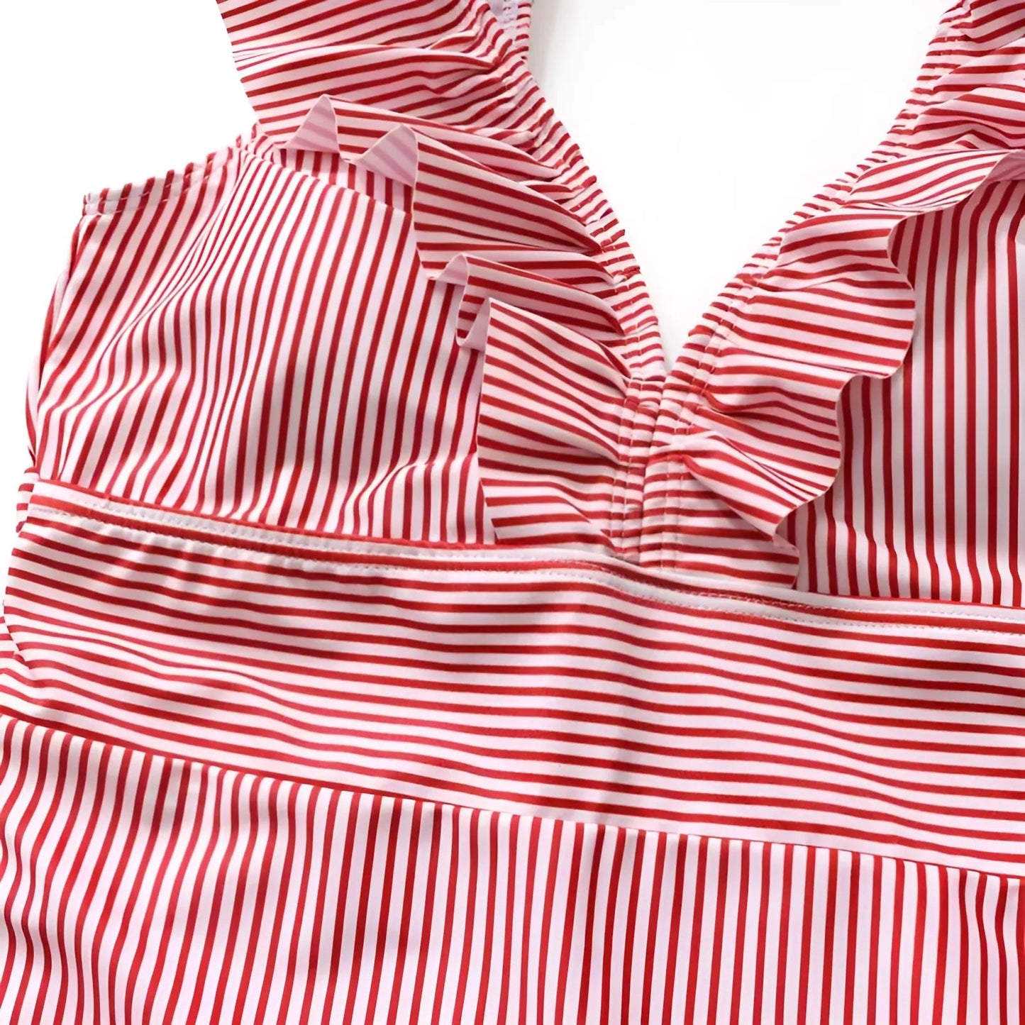 Maillot de bain une pièce rayé