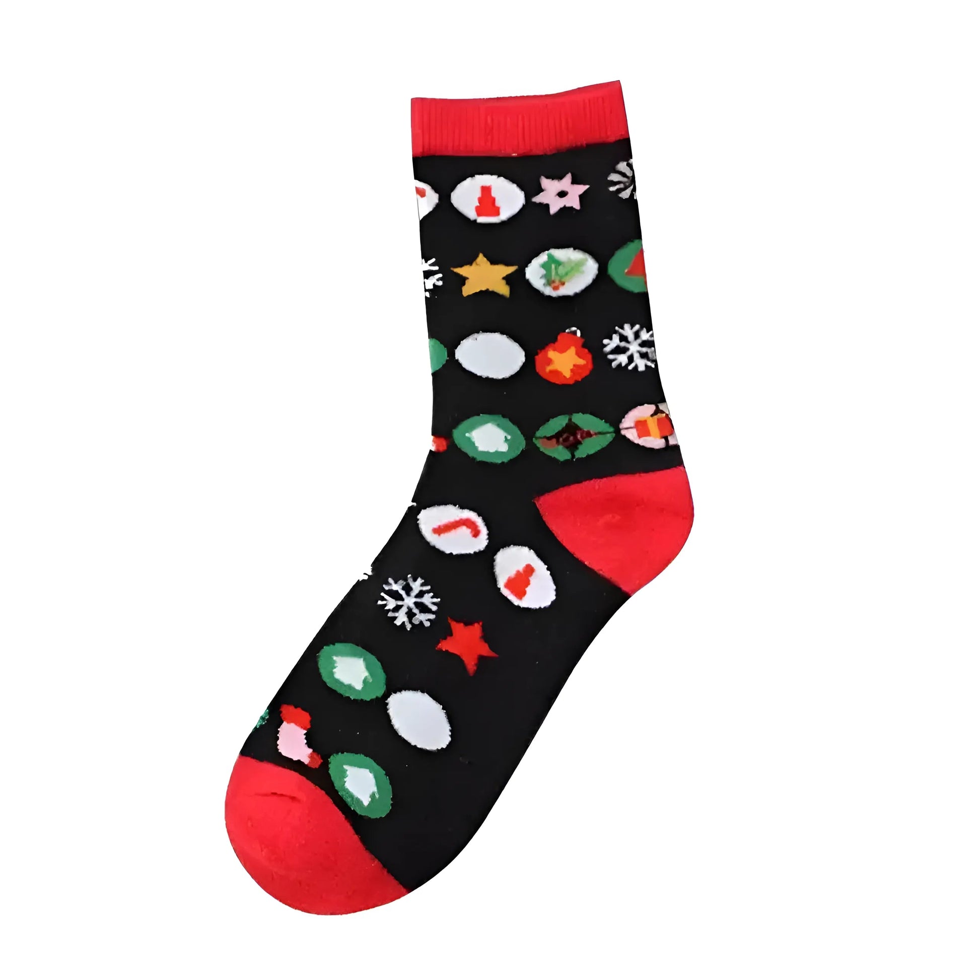 Marine Chaussettes longues à motifs de Noël