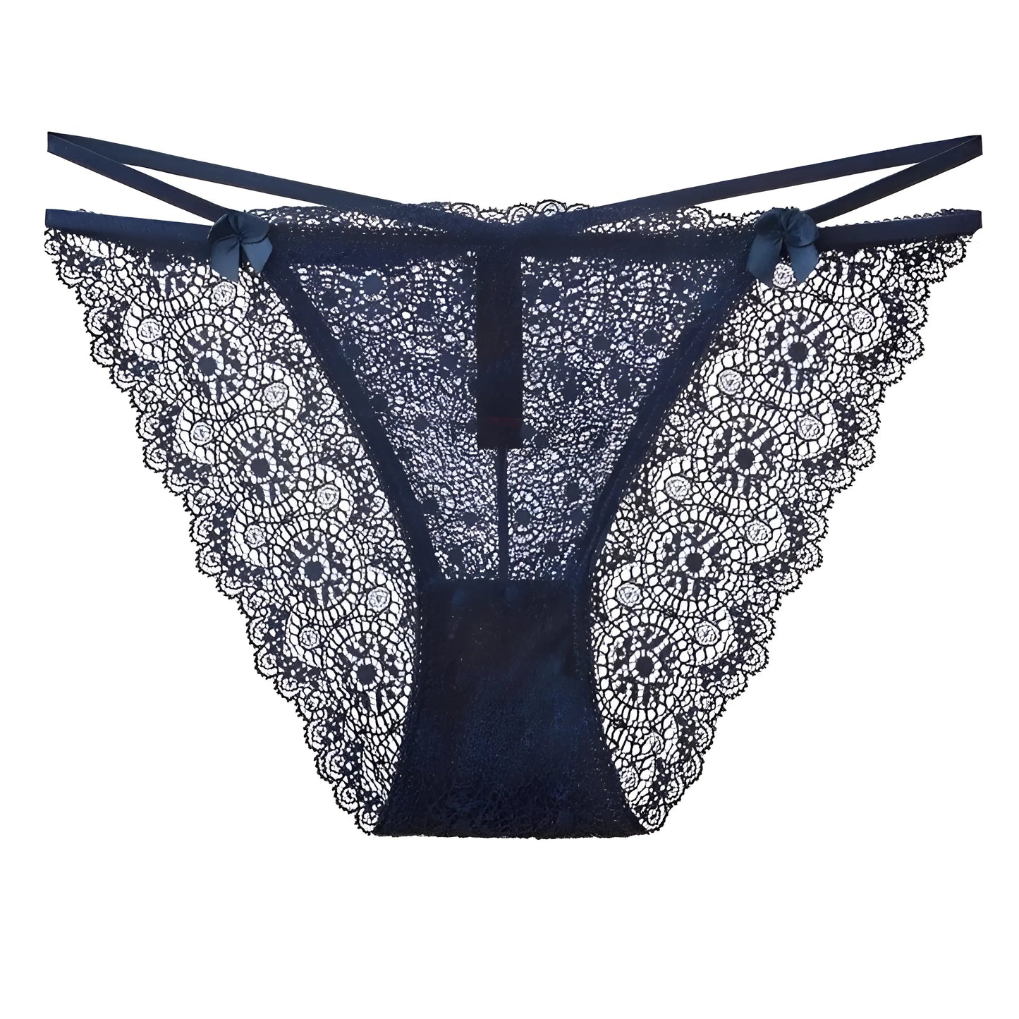 Marine Culottes en dentelle avec des bretelles