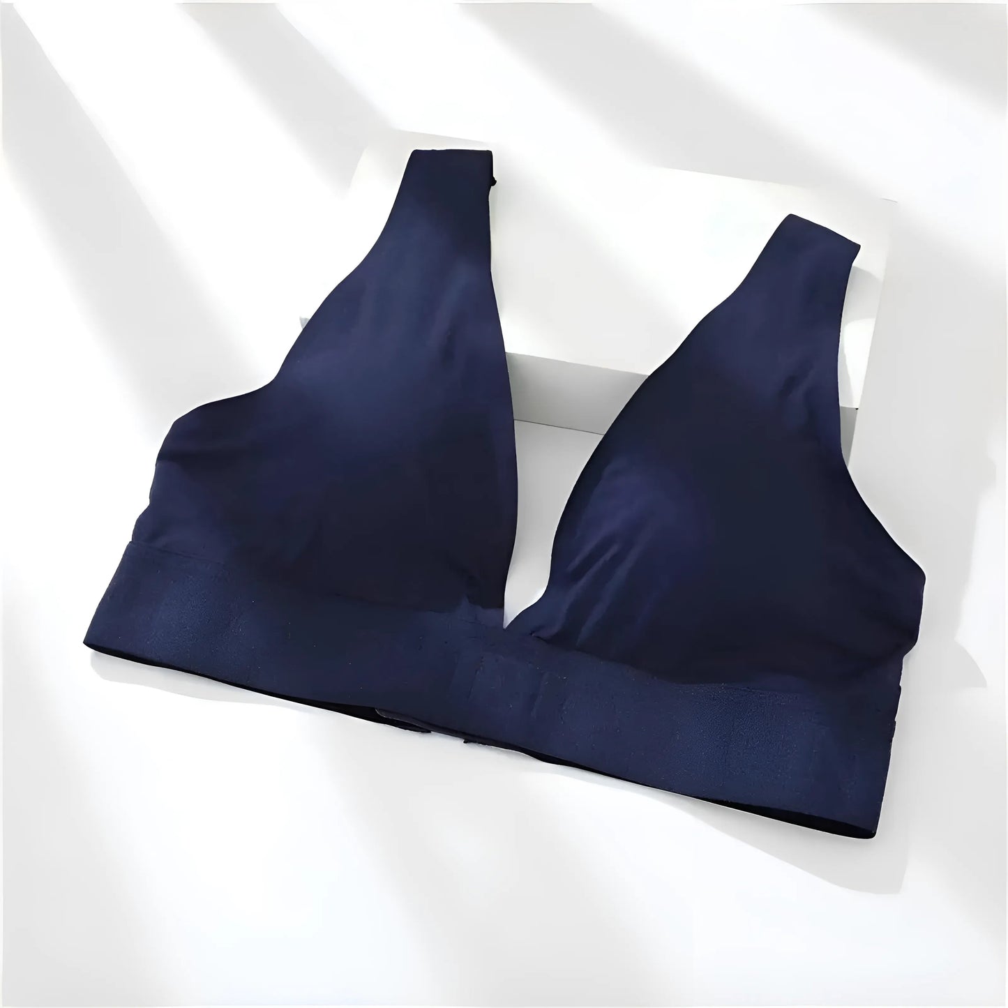 Marine Soutien-gorge V décolleté lisse