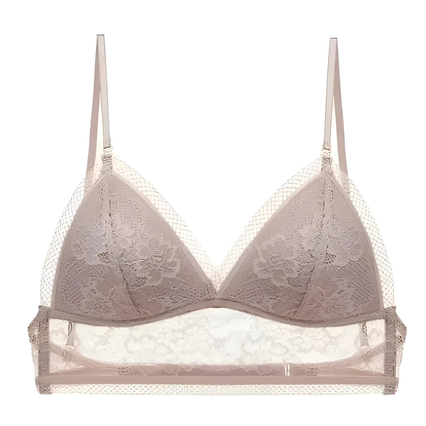 Marron Brassière à dos bas