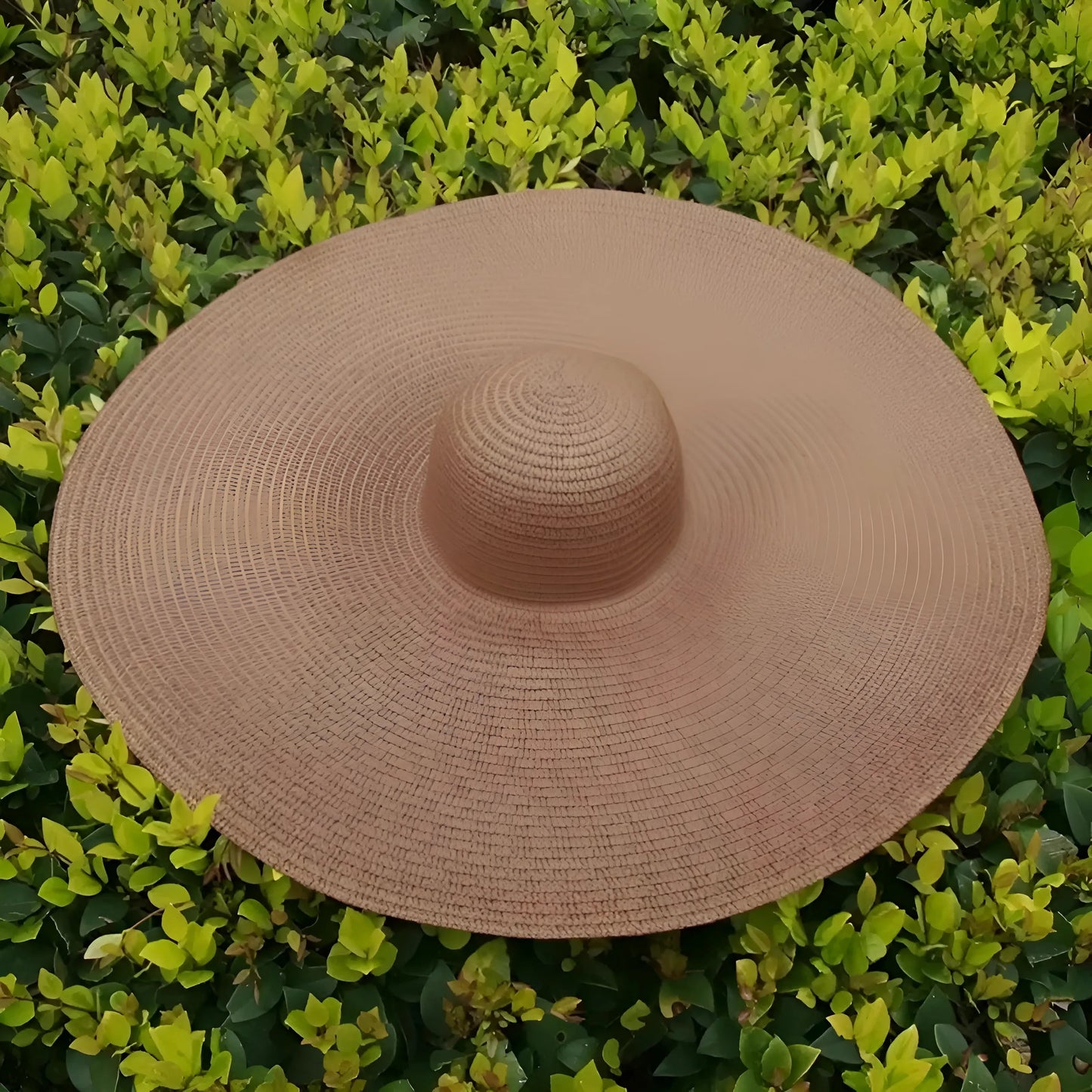Marron Chapeau de plage à large bord