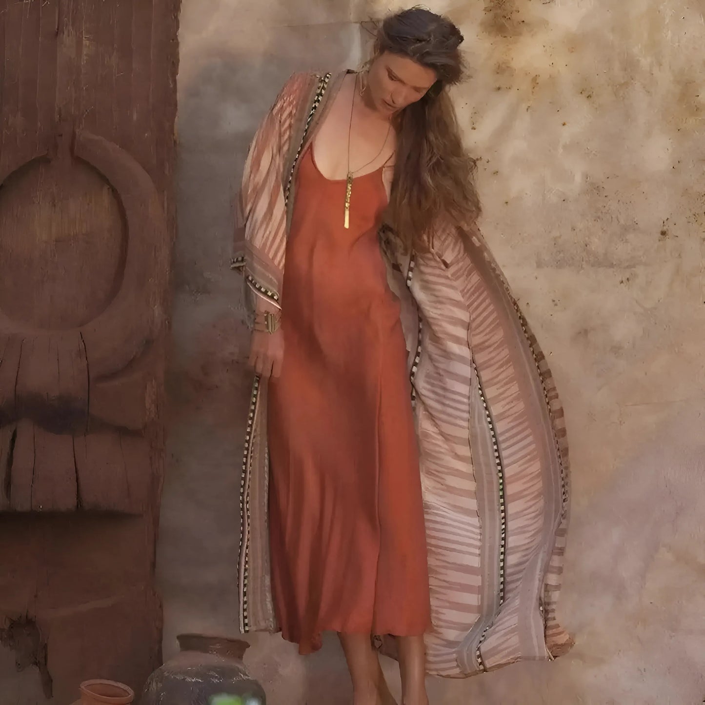 Motif aztèque Kimono de plage