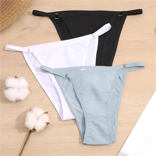 Multicolore 3 Paquet - Culottes pour femmes avec bretelles