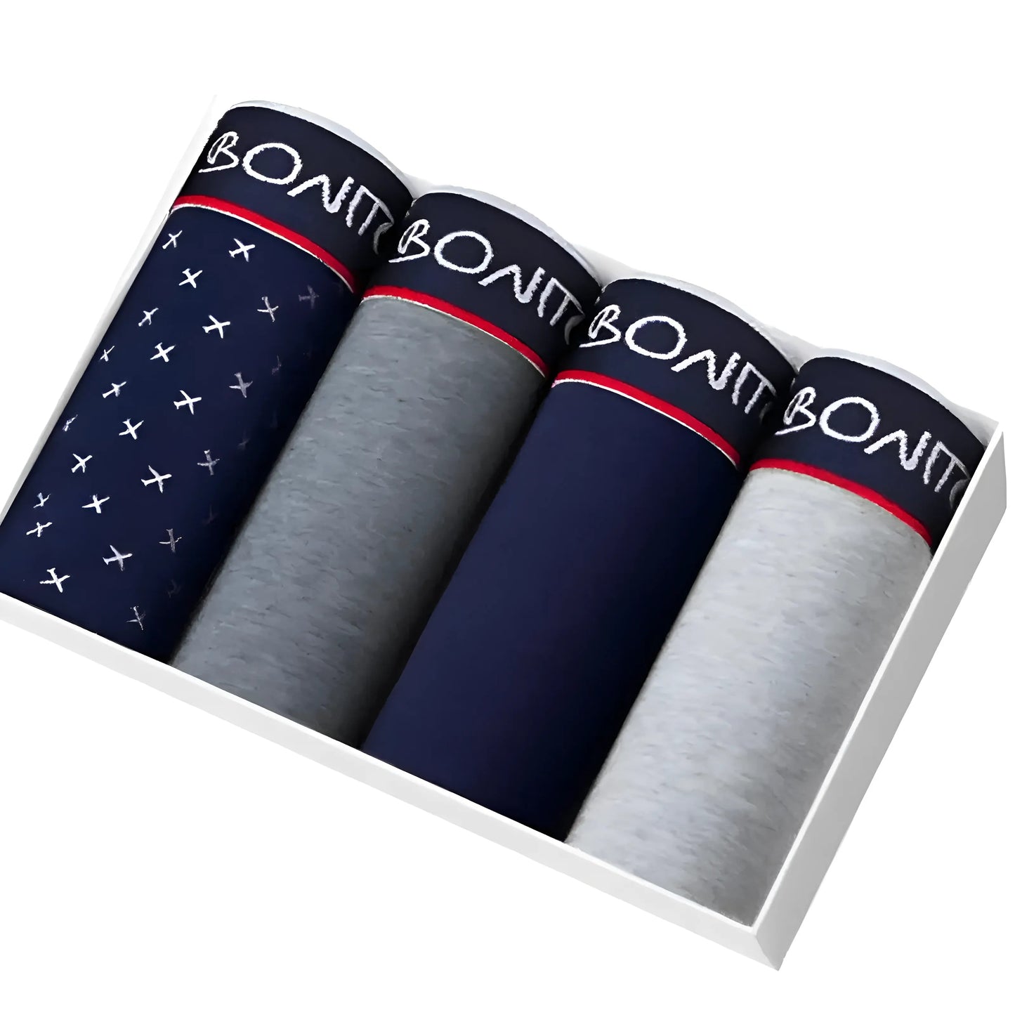 Multicolore 4 Paquet de Boxers pour Hommes