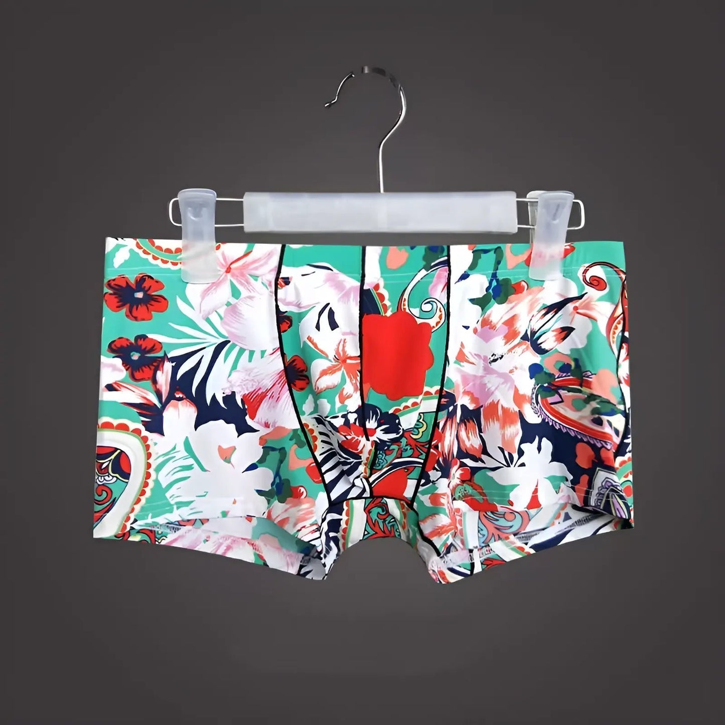 Multicolore Shorts en fleurs pour hommes