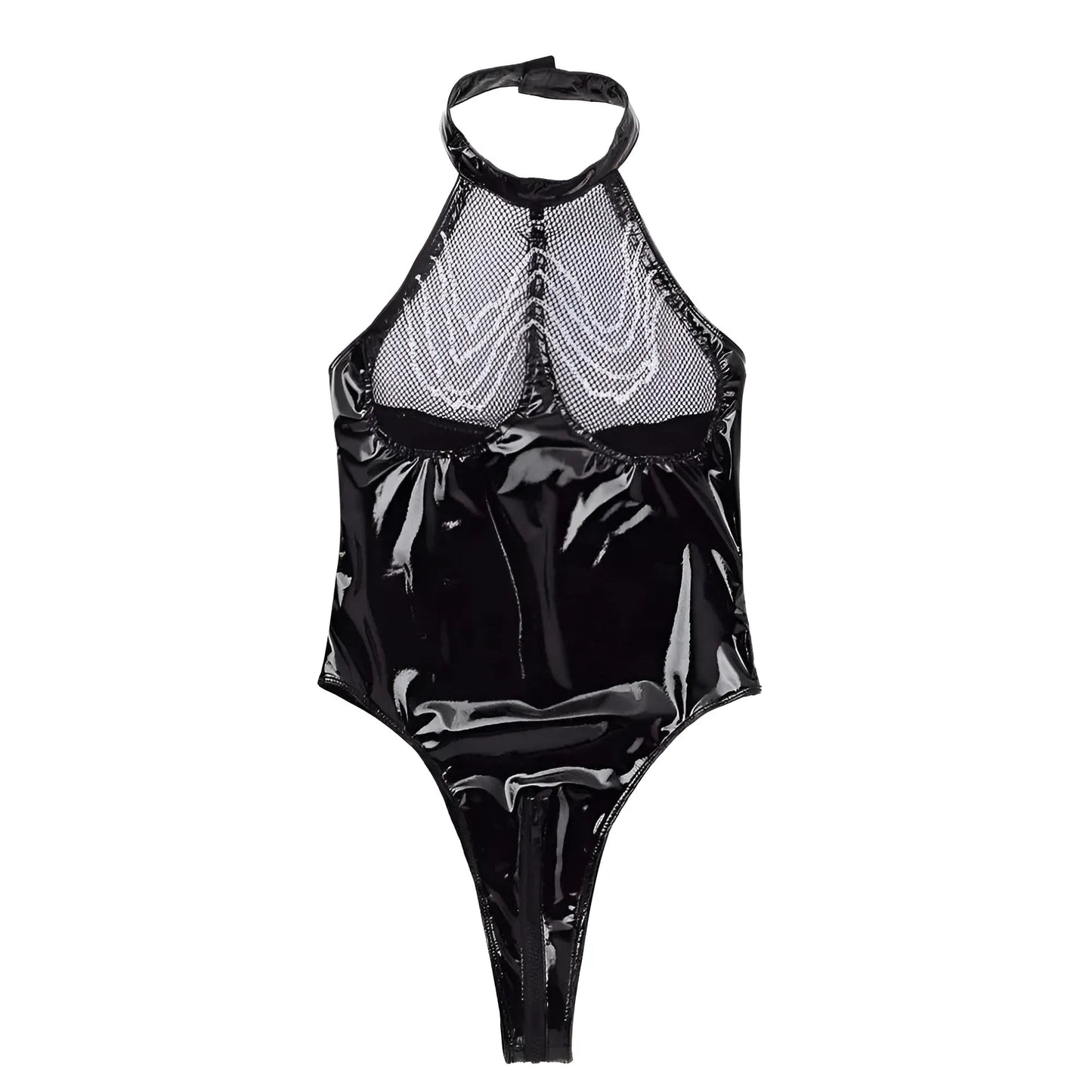 Noir Body en dentelle transparente