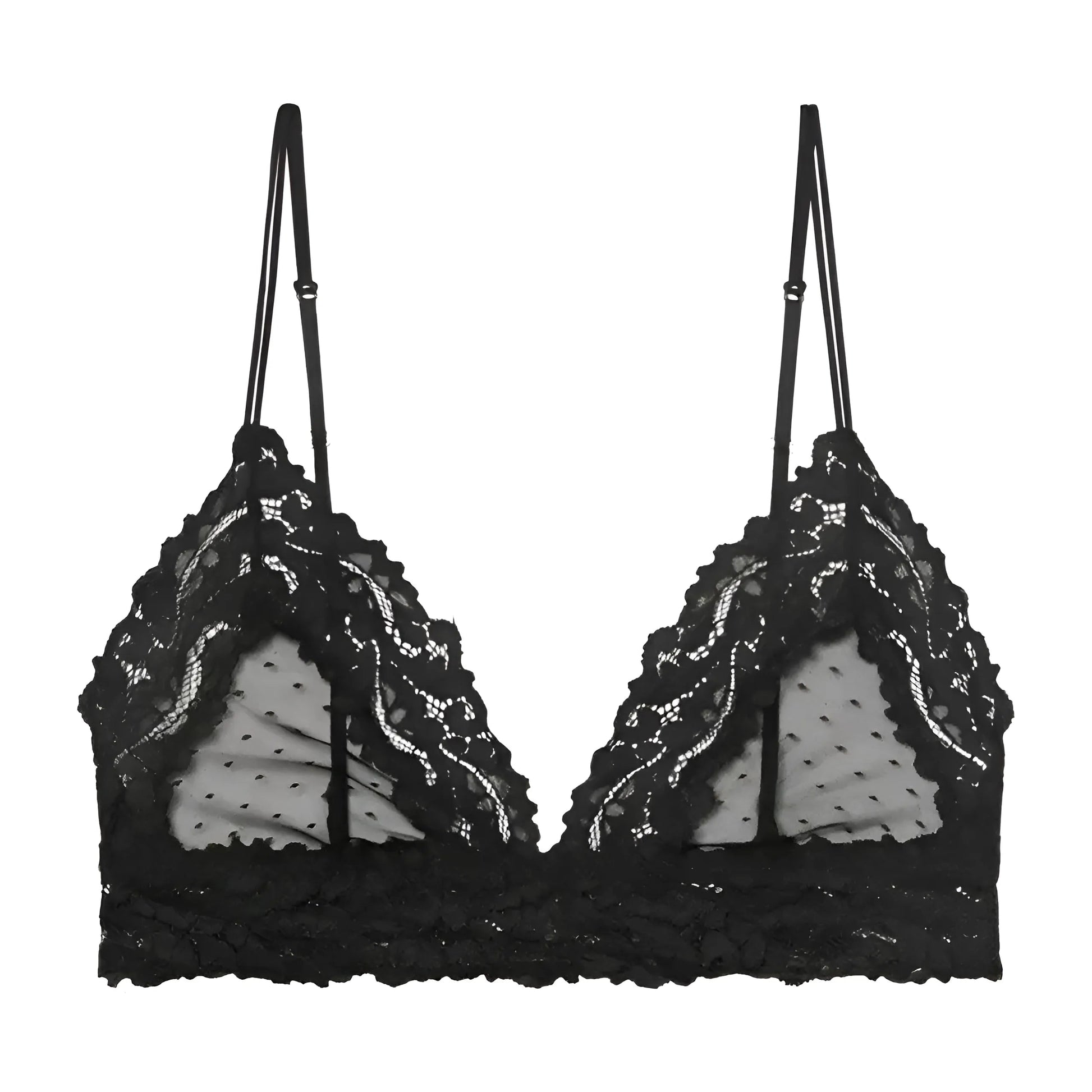 Noir Bralette en dentelle