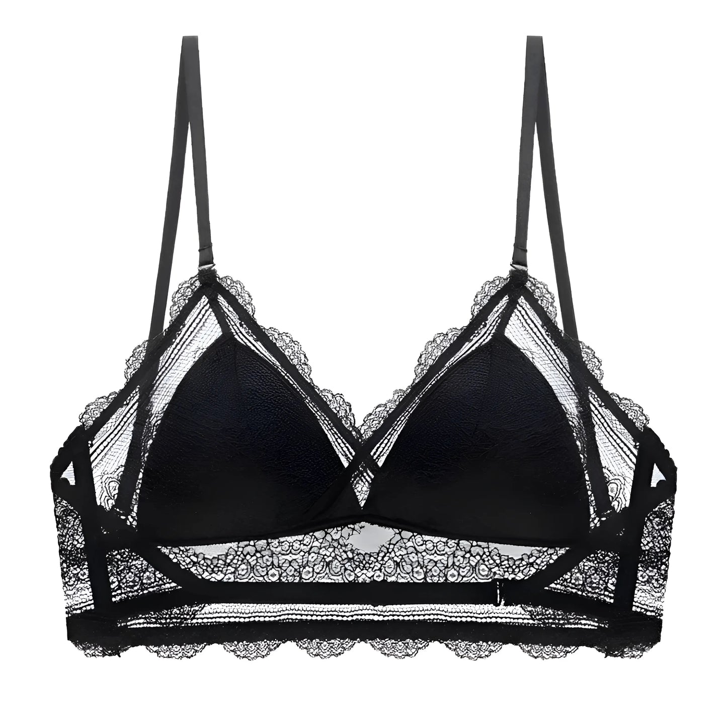 Noir Brassière à dos bas
