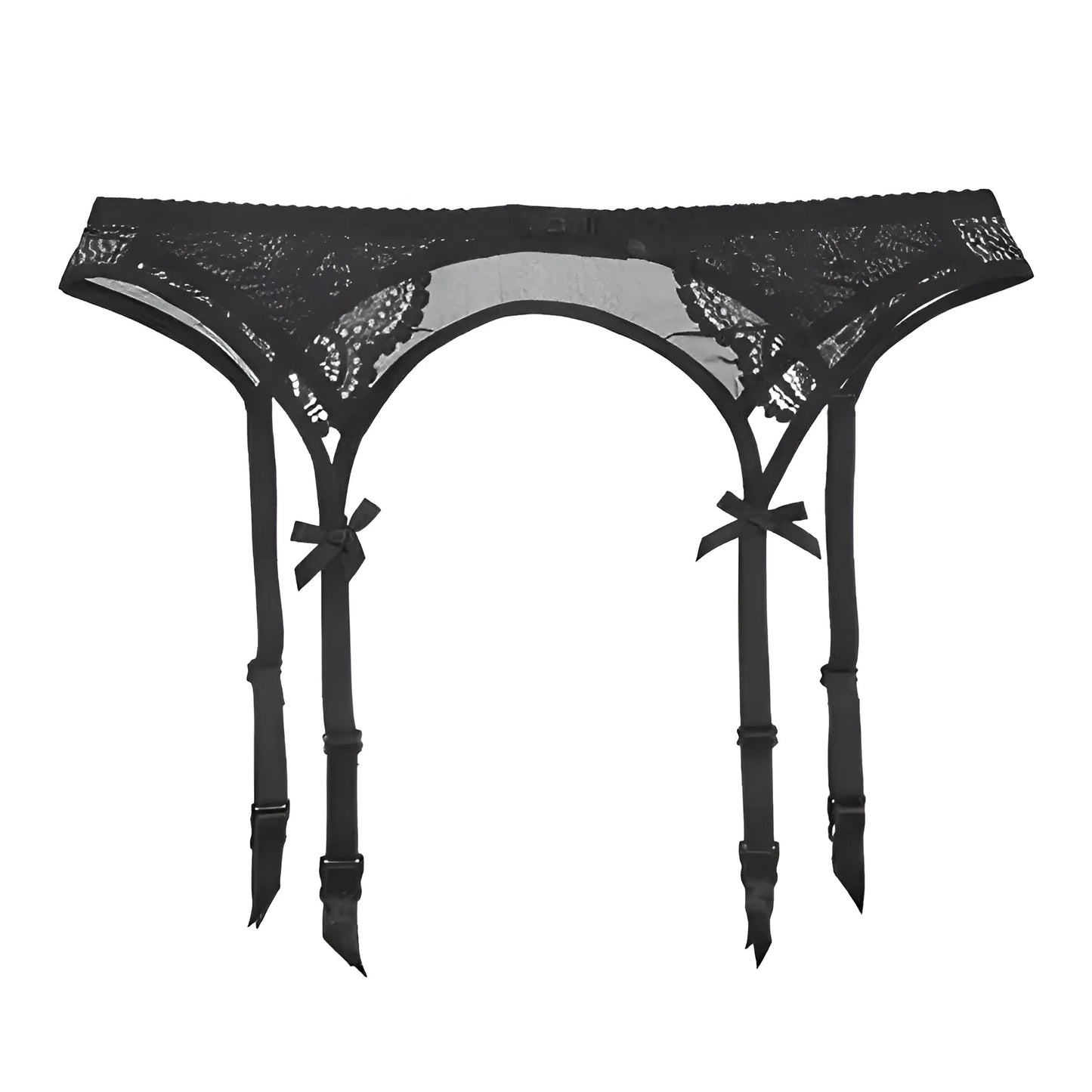 Noir Ceinture porte-jarretelles classique