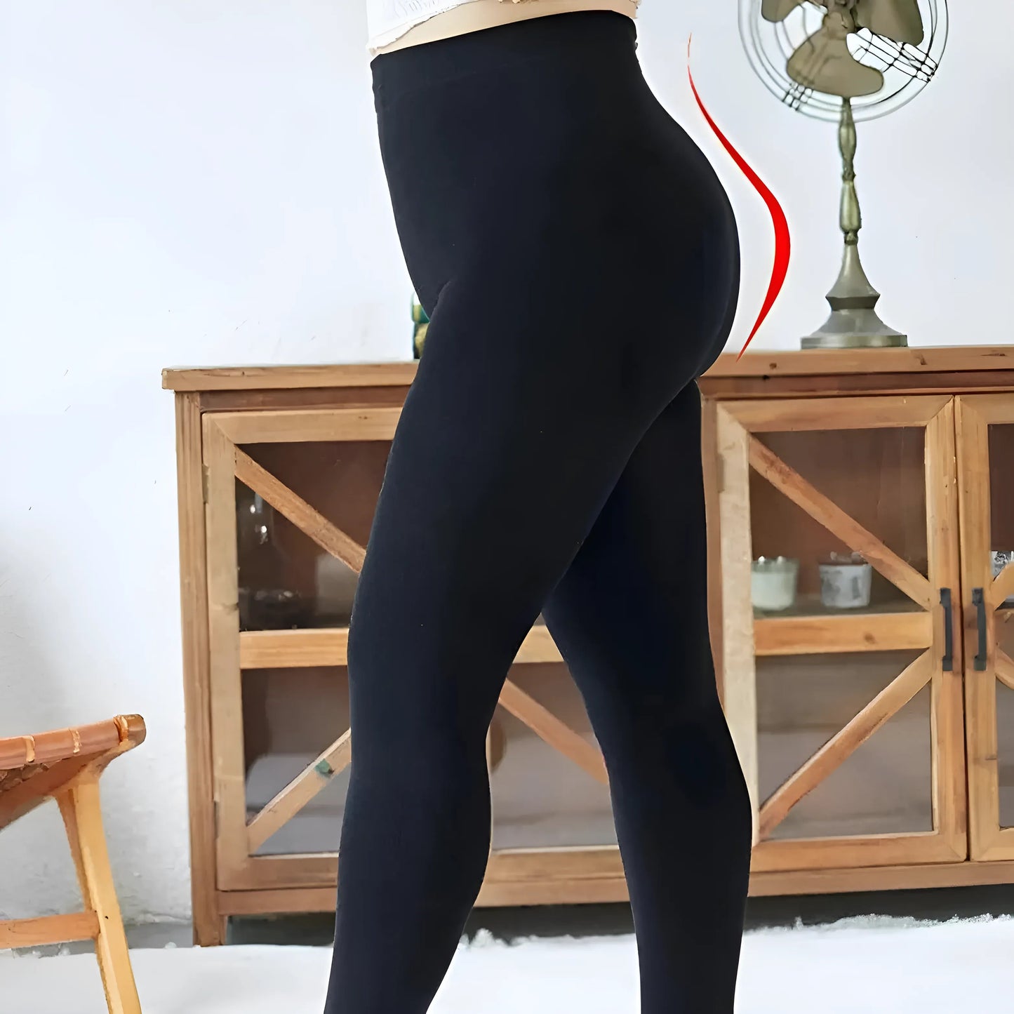 Noir Collants grandes tailles pour femmes