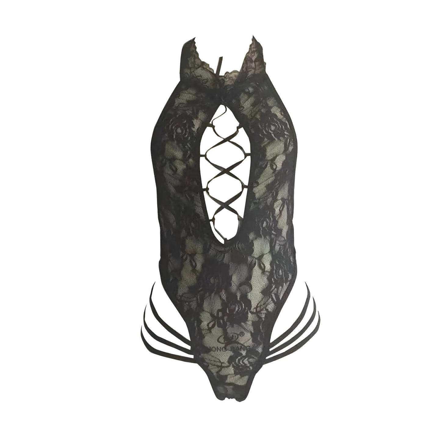 Noir Corset corps avec lacets