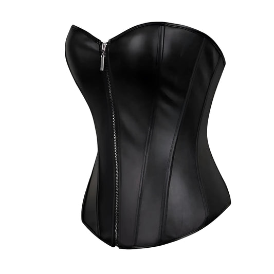 Noir Corset sans bretelles pour femmes