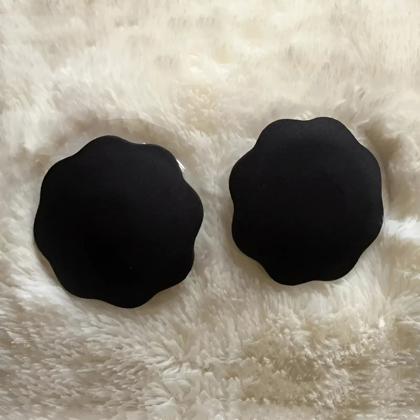 Noir Coussins d'oreilles en tissu universels