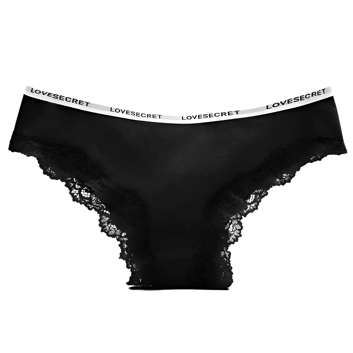 Noir Culotte en dentelle élégante