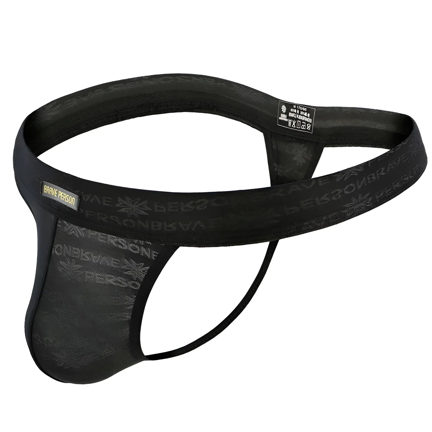 Noir Culottes string pour hommes Brave Person