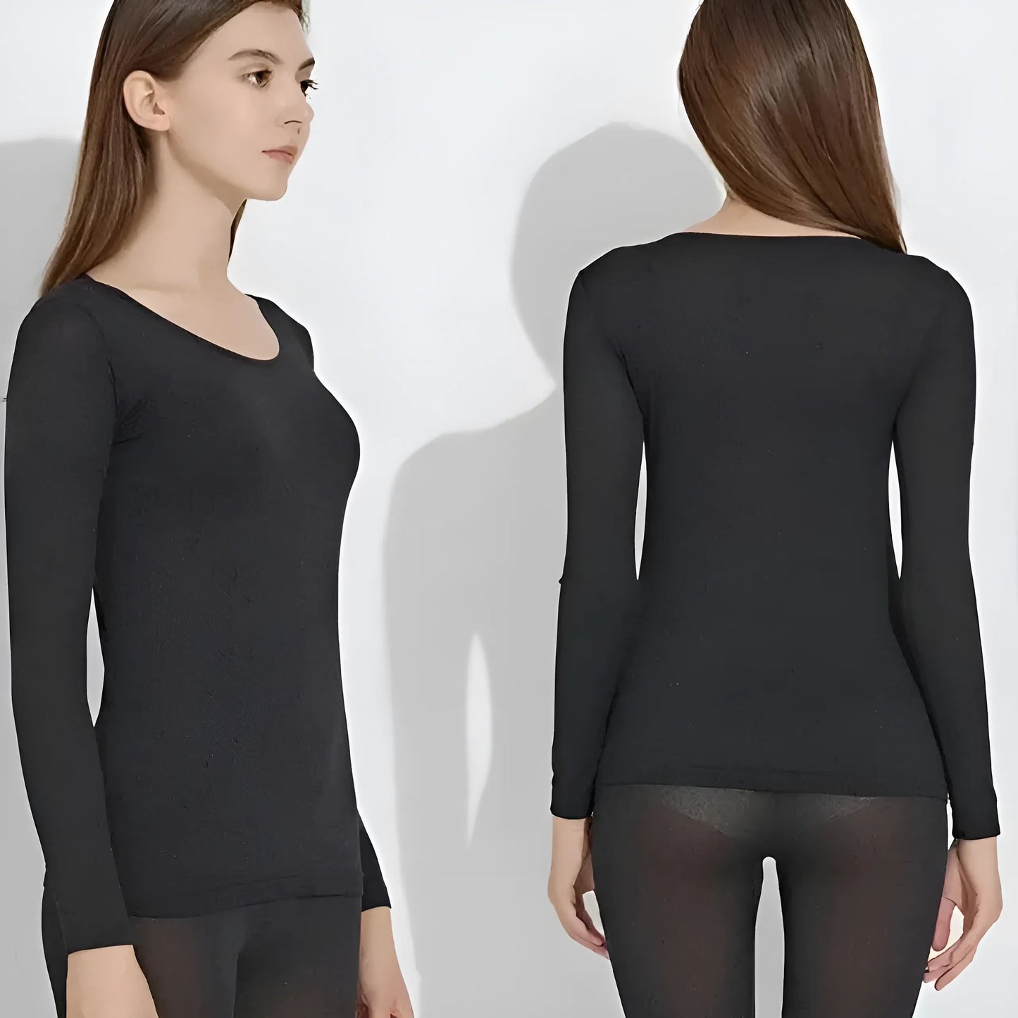 Noir Lingerie thermique transparente