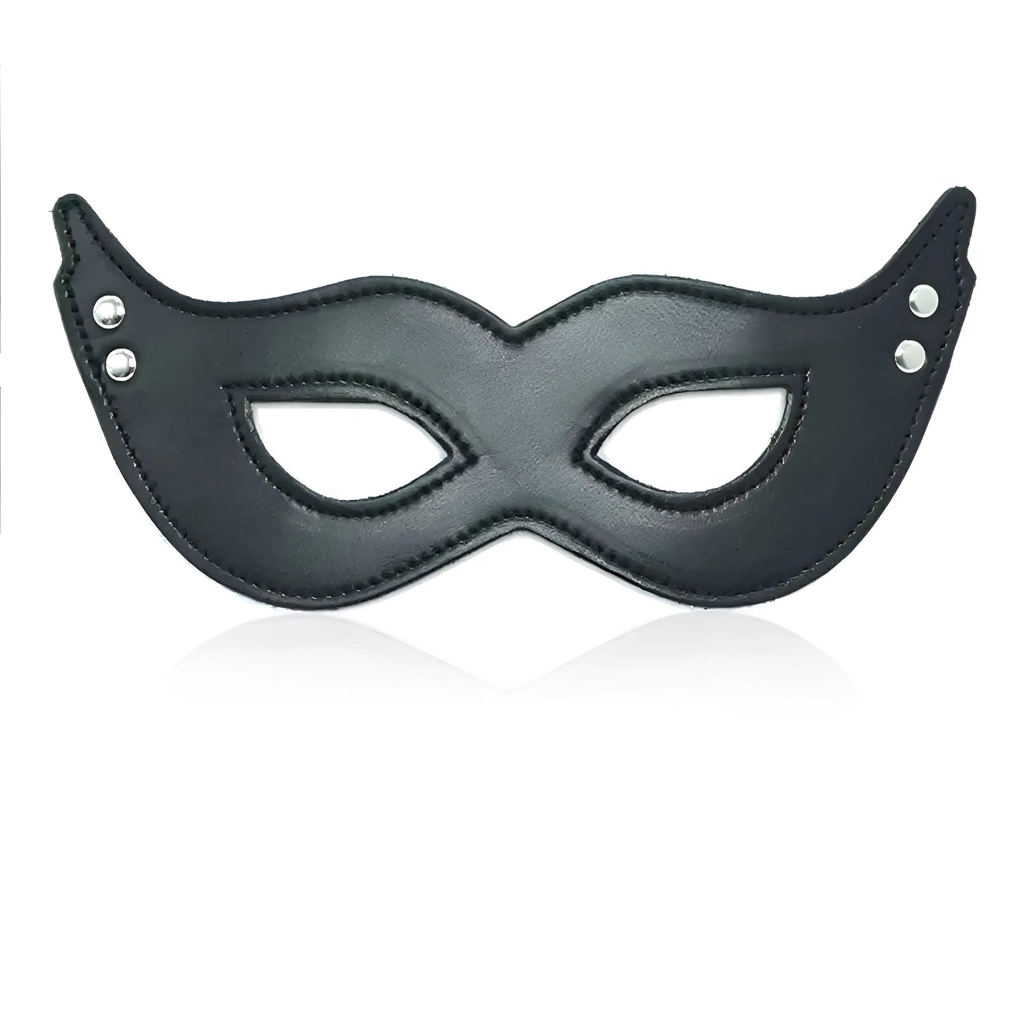 Noir Masque en cuir simple