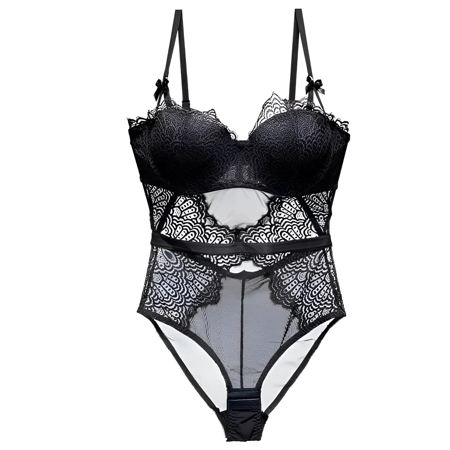 Noir Robes corset avec des nœuds