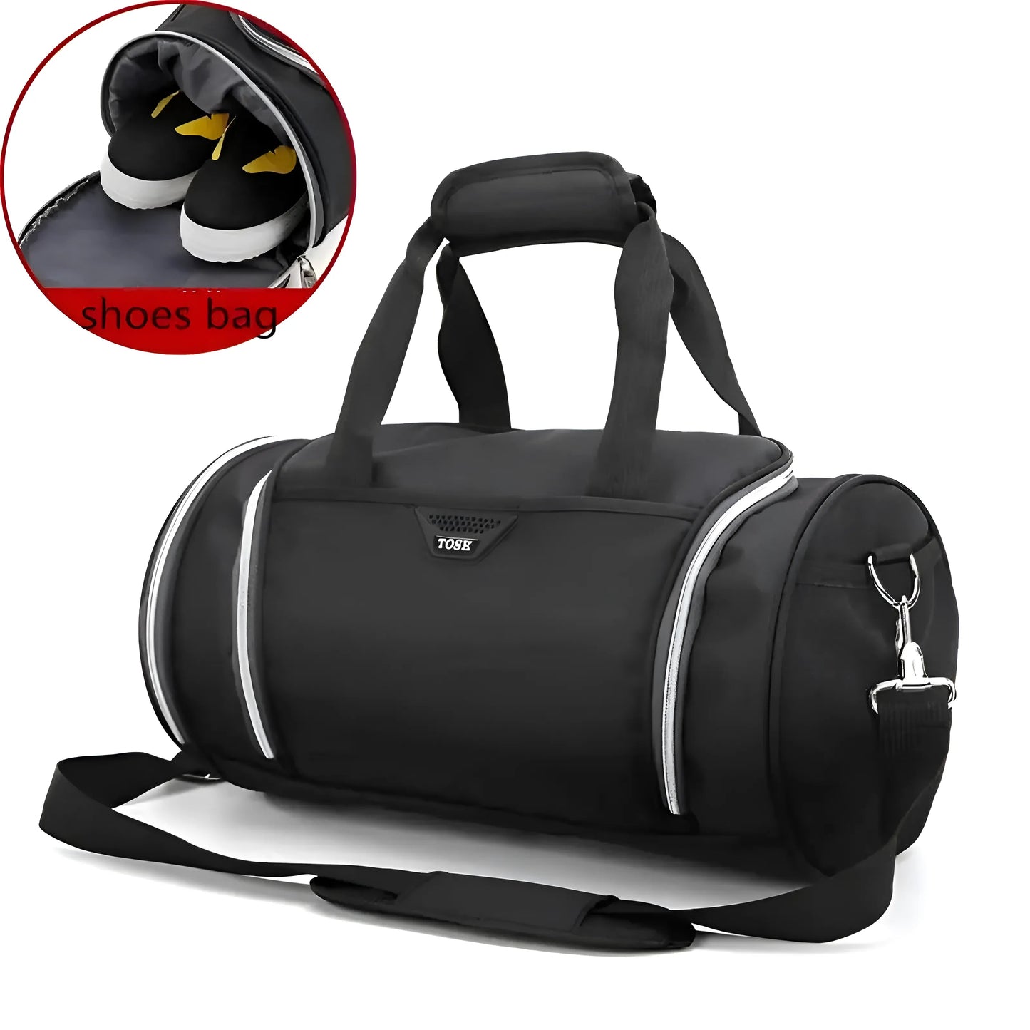 Noir Sac de sport classique