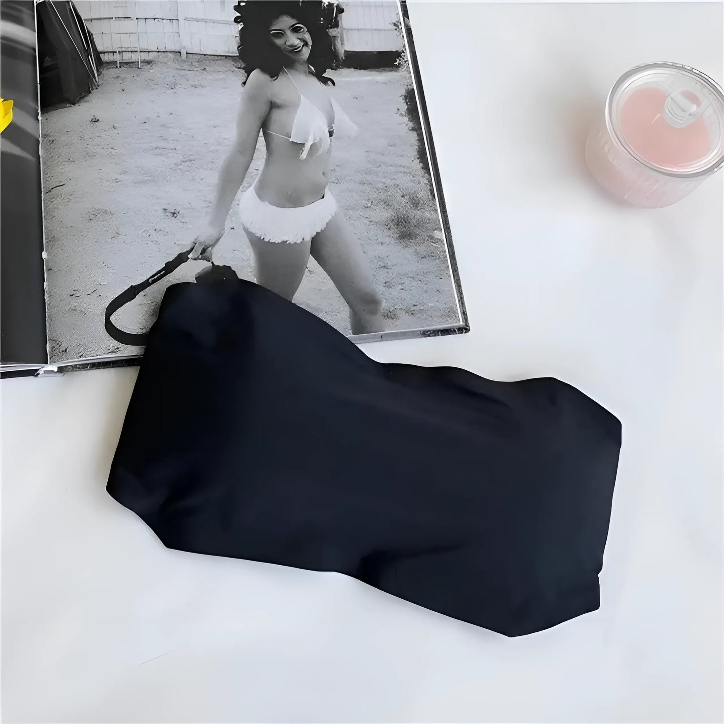 Noir Soutien-gorge bandeau ajustable universel