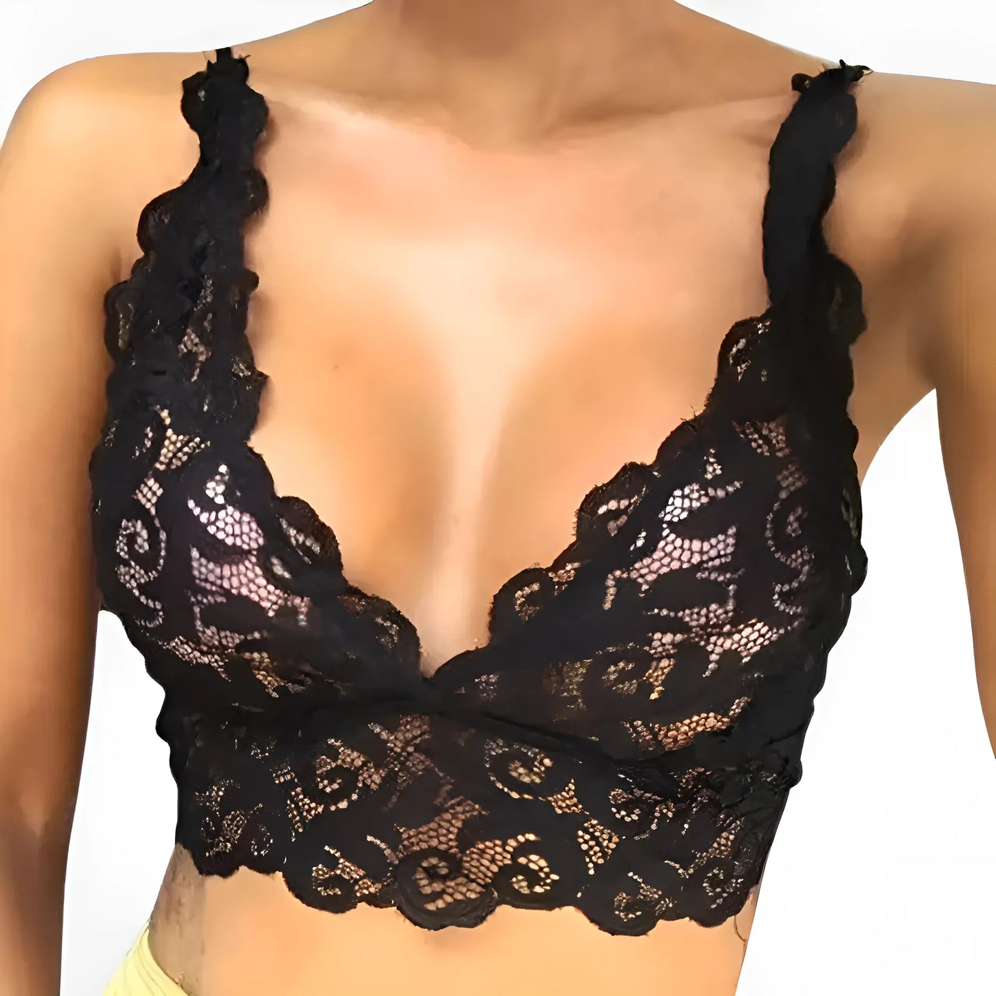 Noir Soutien-gorge en dentelle