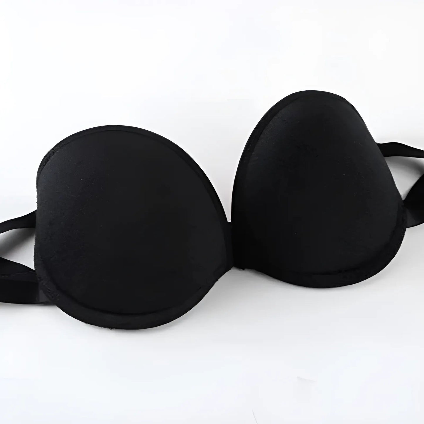 Noir Soutien-gorge push-up avec bretelles amovibles