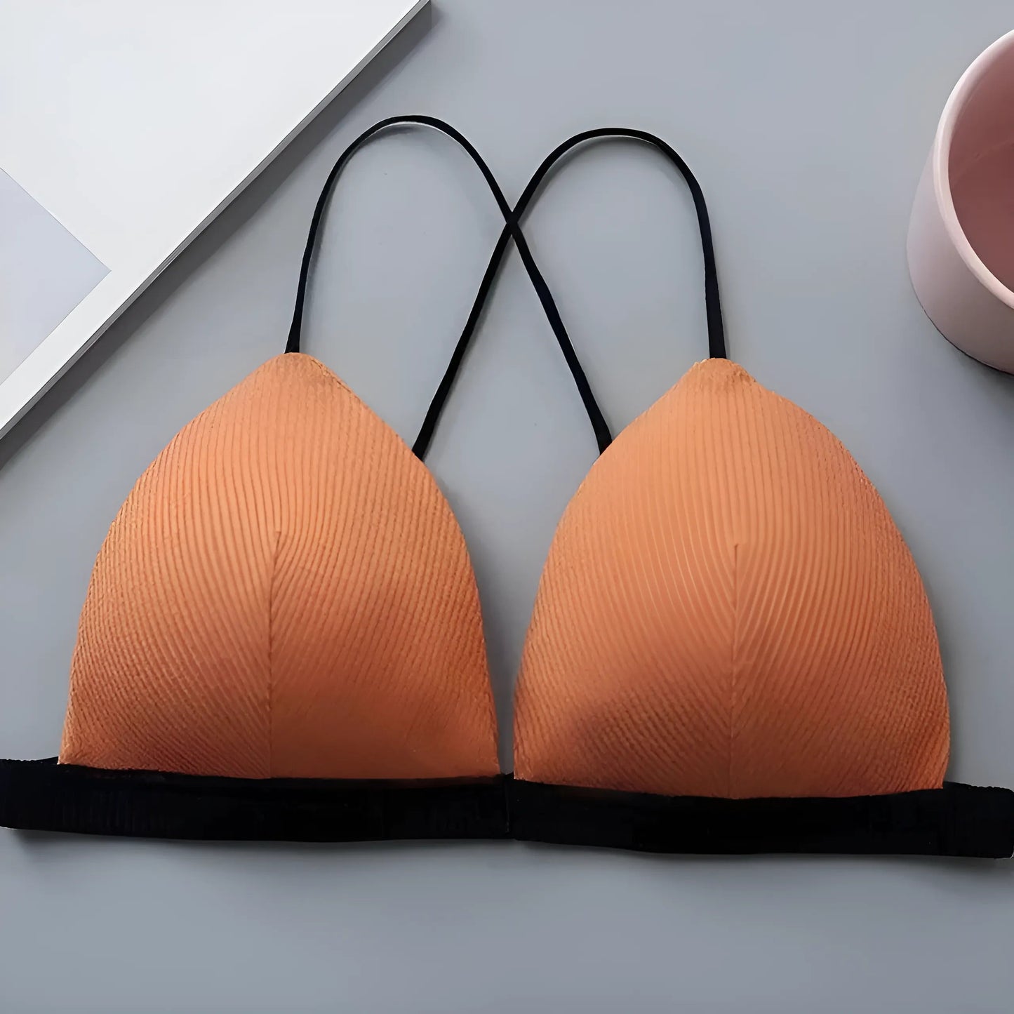 Orange Soutien-gorge push-up classique