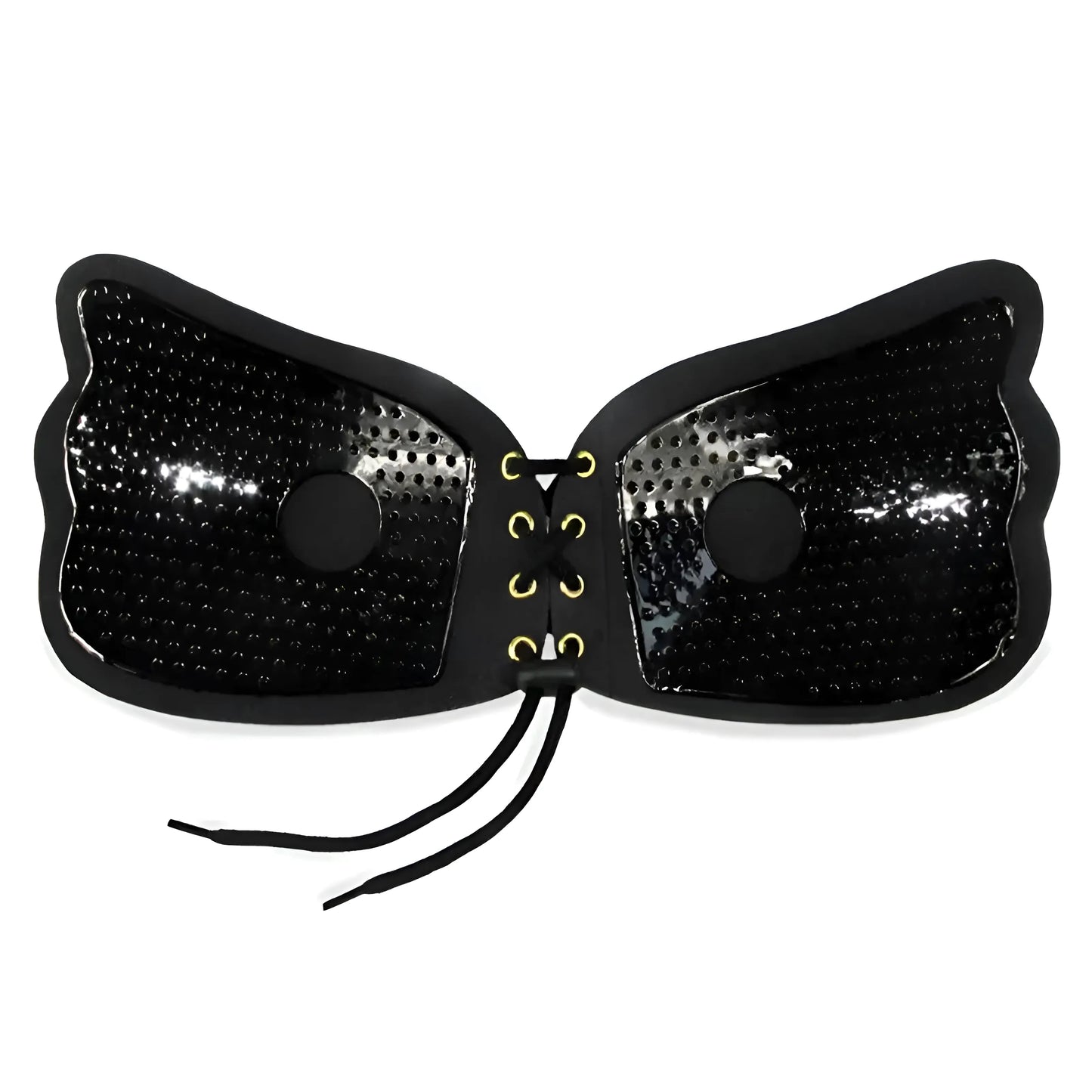 Papillon autocollant sur soutien-gorge avec cordon de tirage