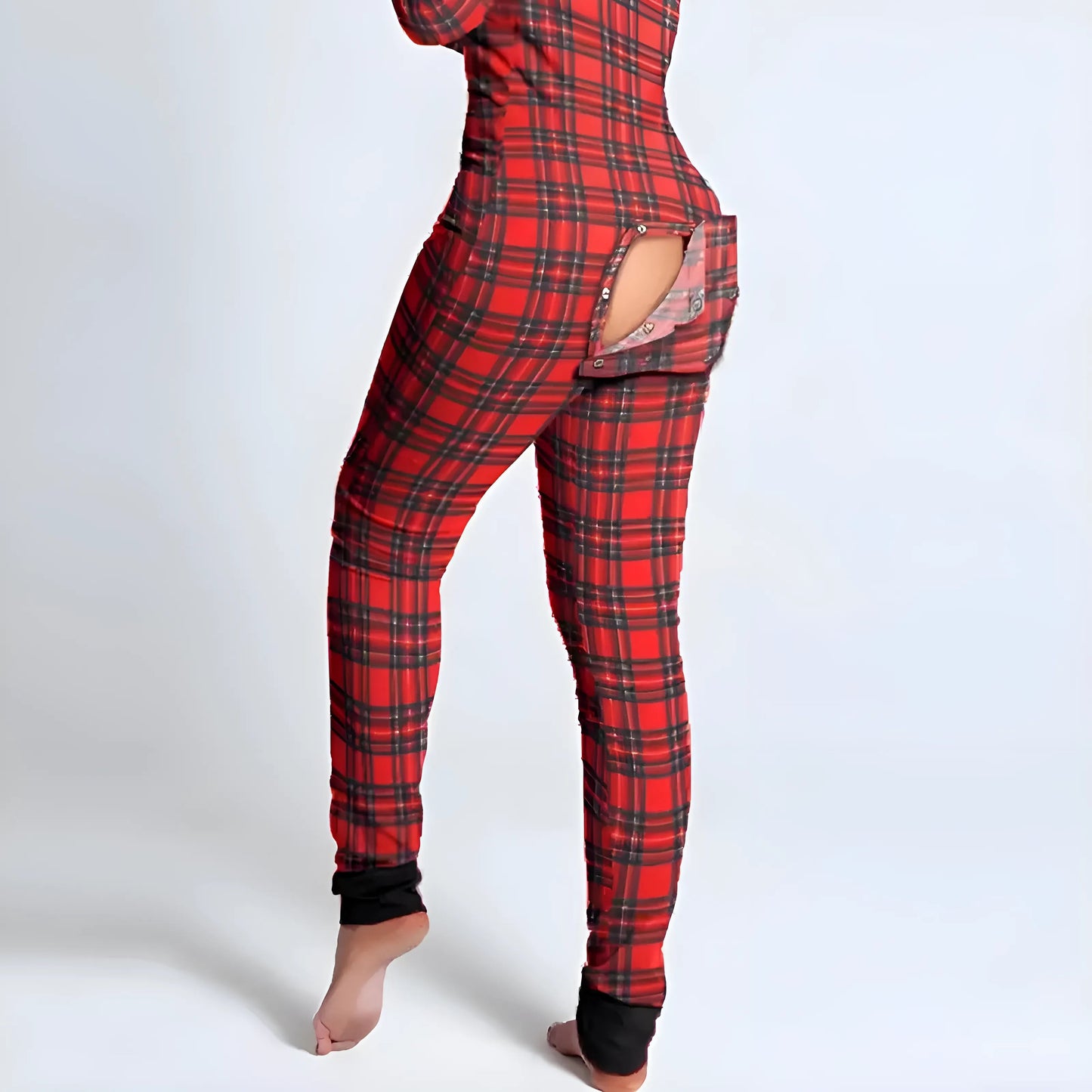 Pyjama une pièce imprimé Noël pour femmes
