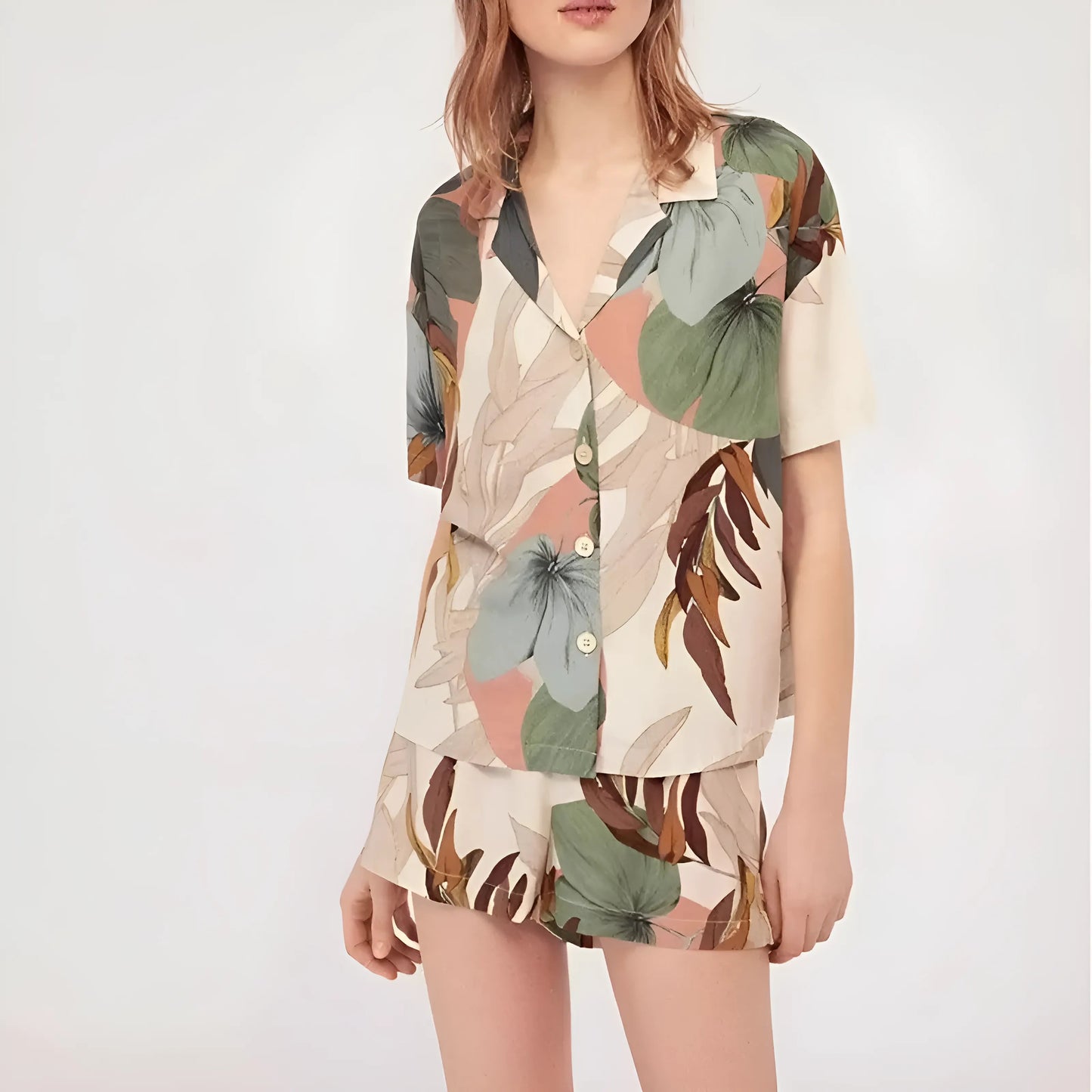 Pyjamas colorés à motifs pour femmes