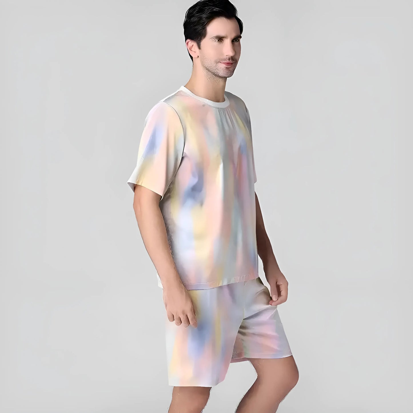 Pyjamas pour hommes en tie-dye