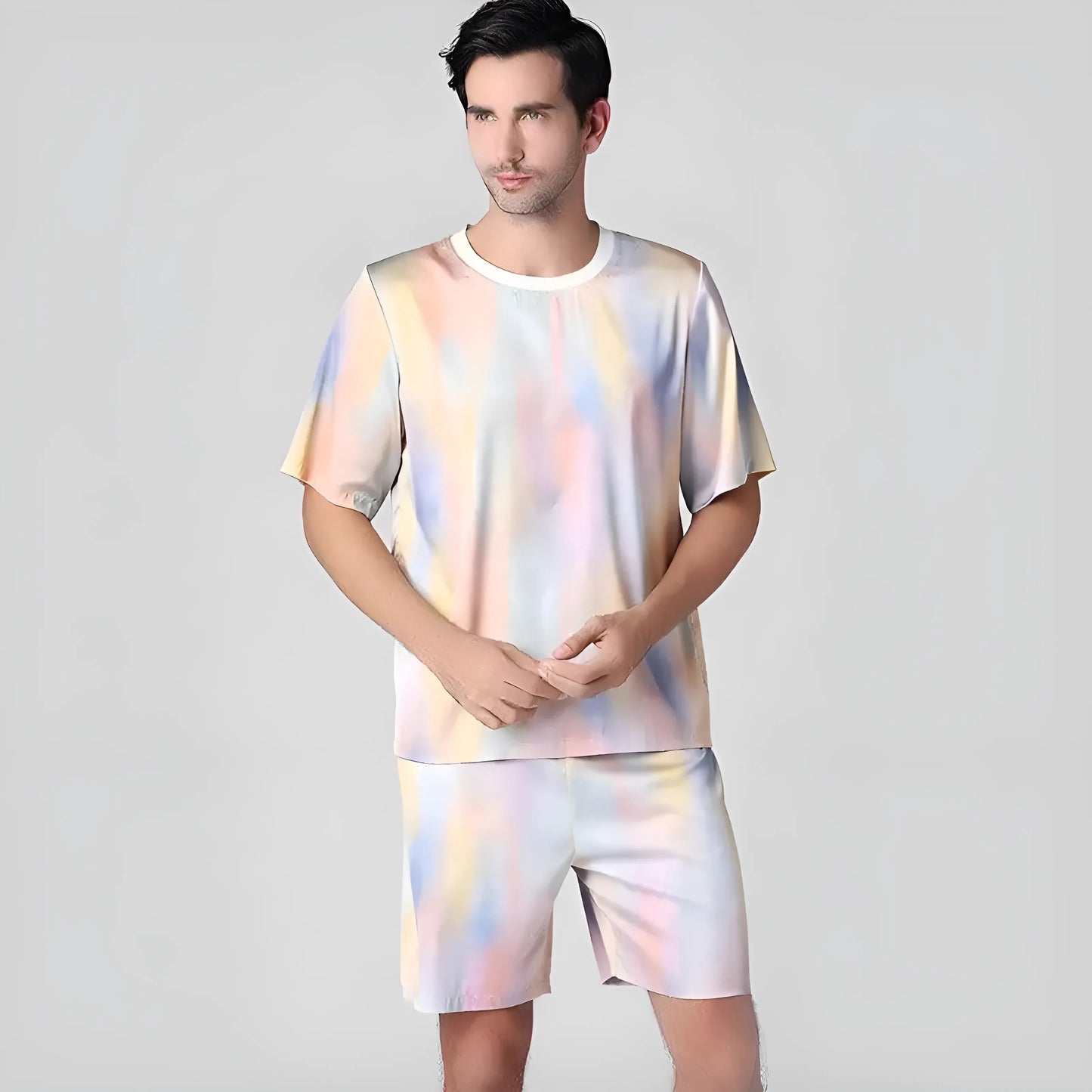 Pyjamas pour hommes en tie-dye