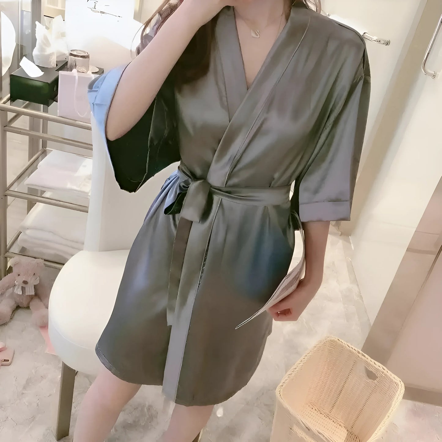 Robe en soie pour femmes