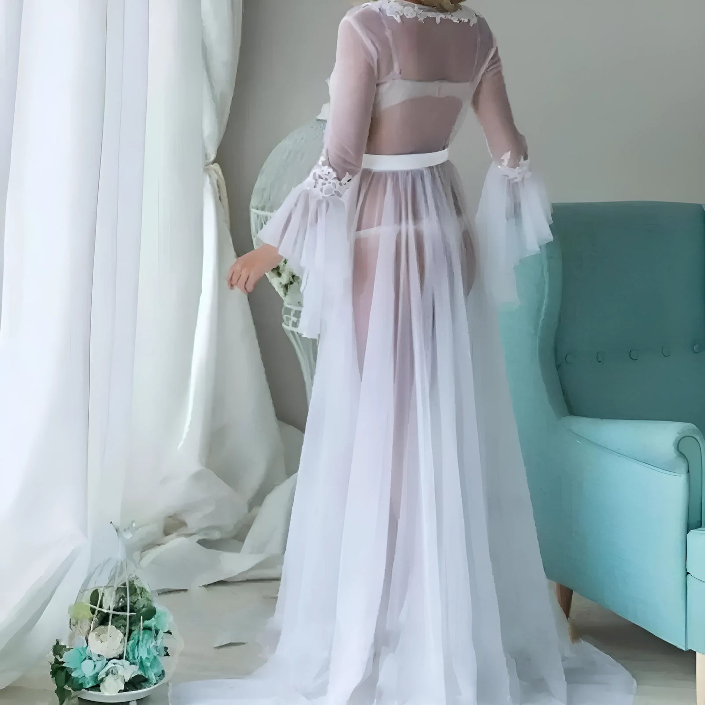 Robe transparente pour femmes