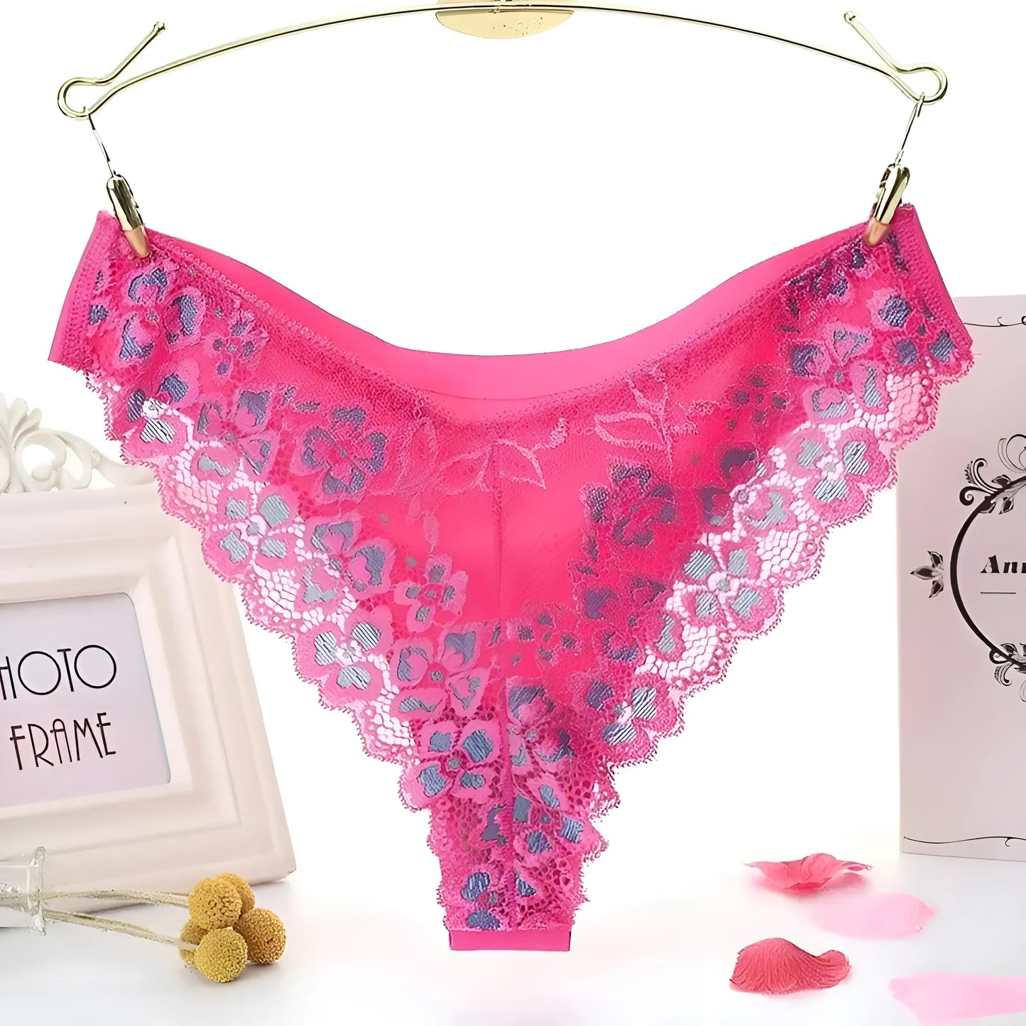 Rose Culotte à dos en dentelle