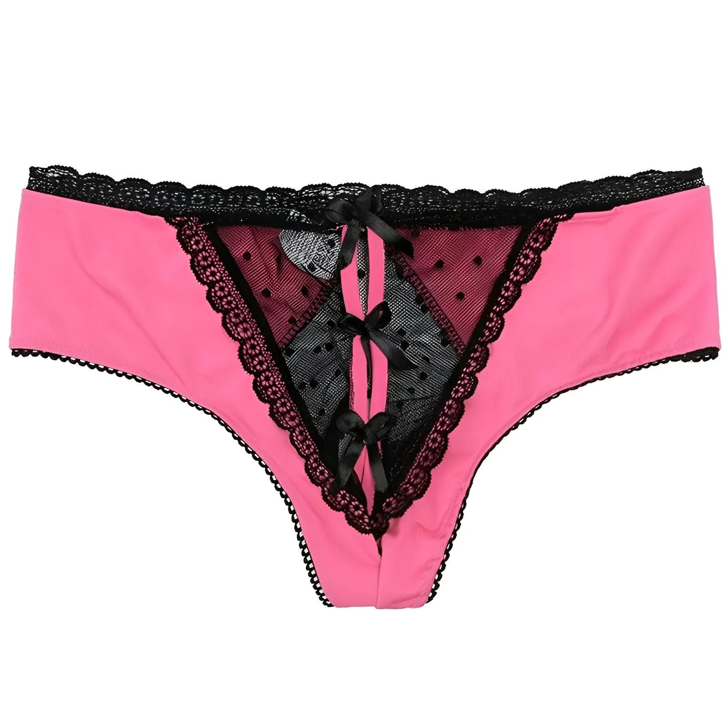 Rose Culottes en dentelle avec détail découpé