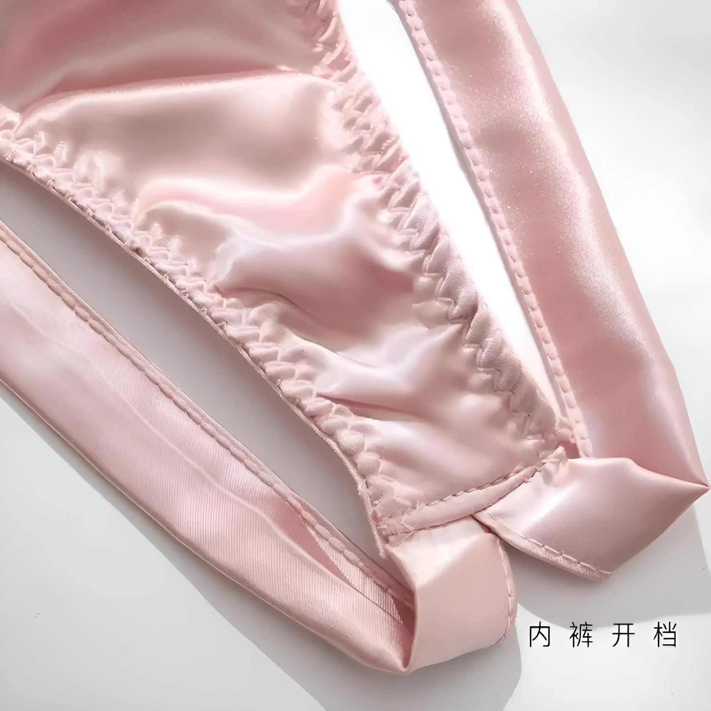 Rose Ensemble de lingerie avec porte-jarretelles et nœuds