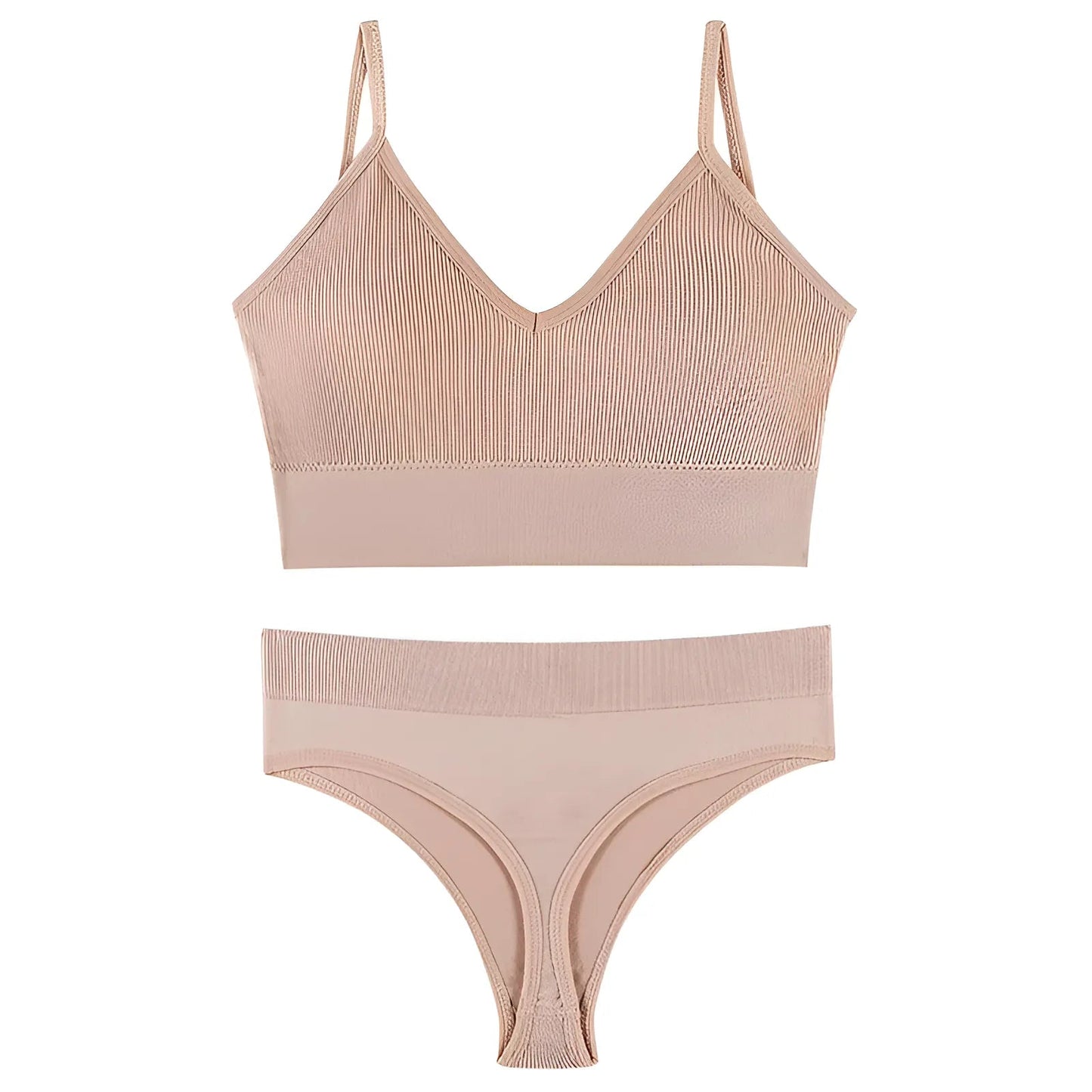 Rose Ensemble de lingerie sans couture