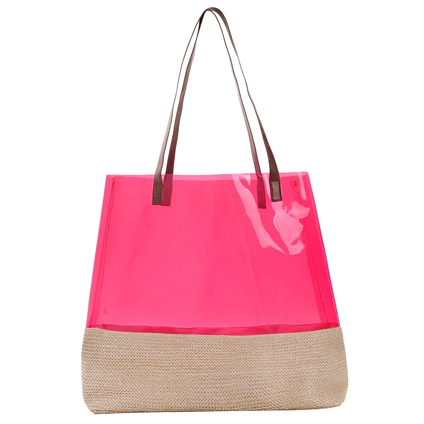 Rose Sac de plage transparent