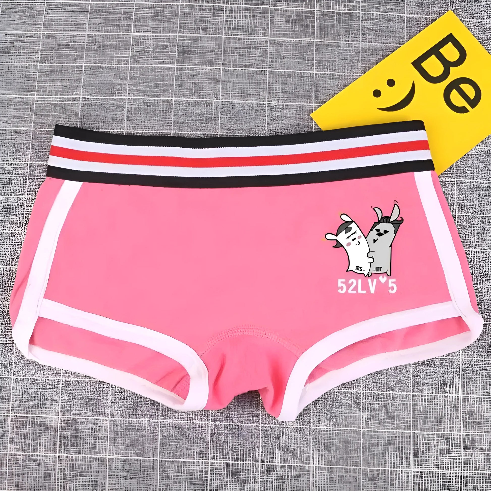 Rose Shorts de boxe colorés pour femmes
