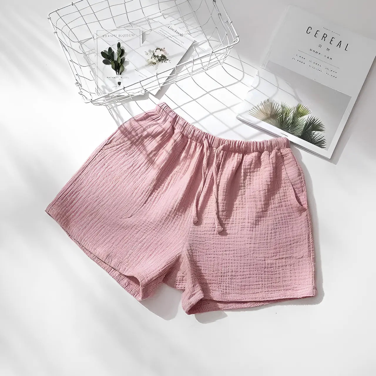 Rose Shorts de sommeil