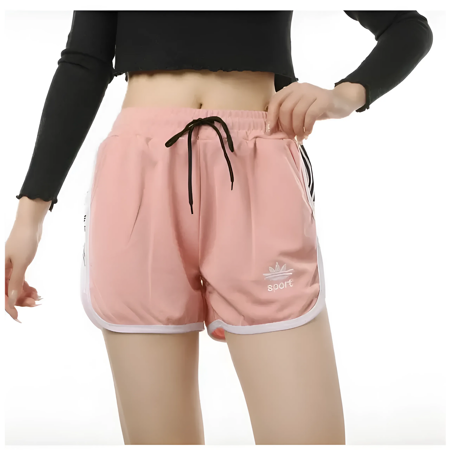 Rose Shorts de sport classiques