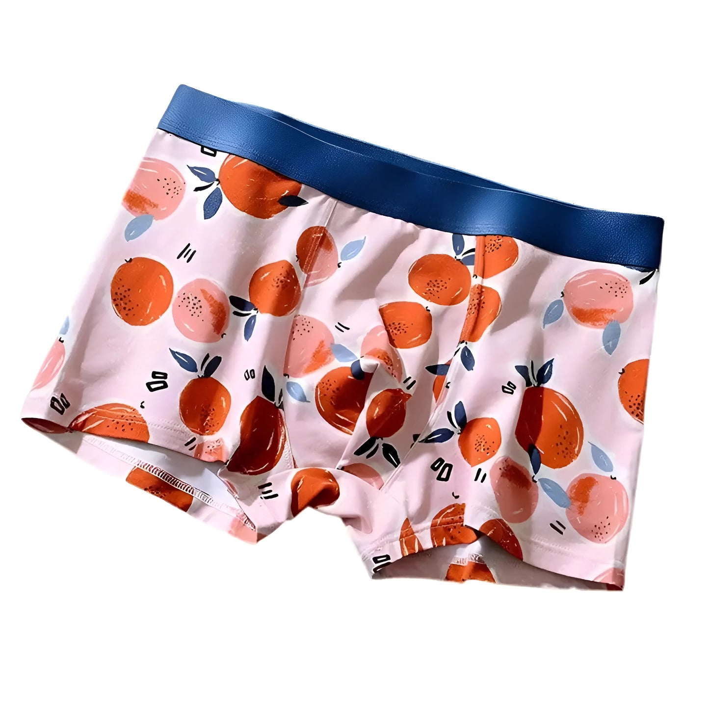 Rose Shorts en boxeur pour hommes à imprimé fruits